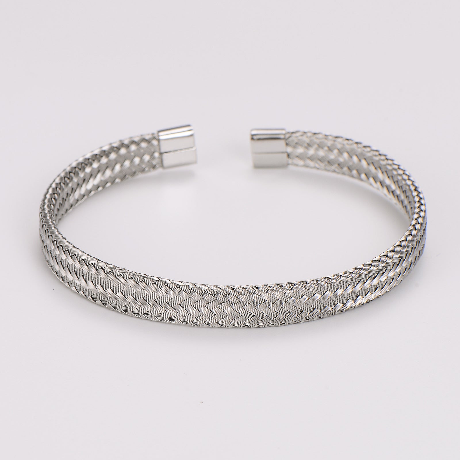 Fashion Circle Stainless Steel Electroplating Bangles