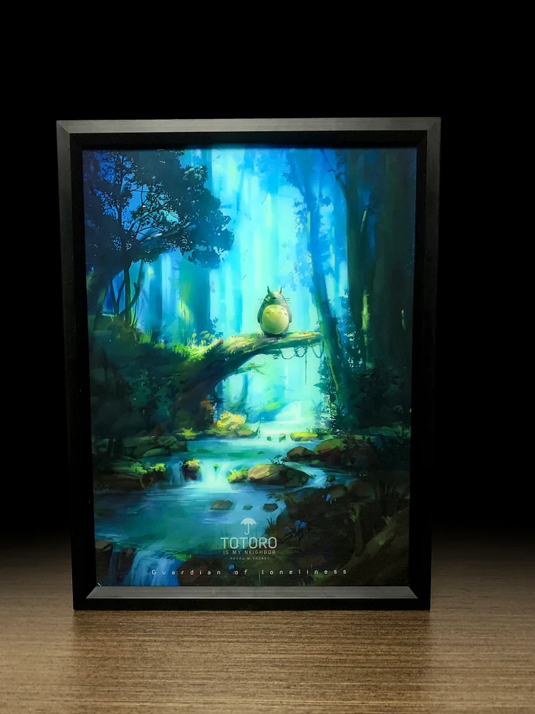 MOMO Studio - Ghibli - Decorative Painting of Totoro Scene -