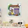 Sewing House-14CT Stamped Cross Stitch 40*40cm/15.75*15.75in