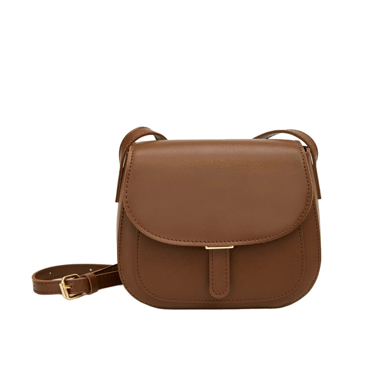 Retro Soft Leather Messenger Bag Shoulder Bag Fashion Popular Women’s Bag Small Square Bag