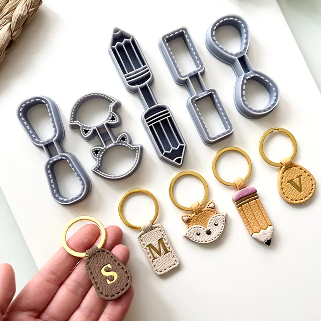 Keyring Polymer Clay Cutters 