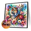 Diamond Painting -DIY Full Round Drill Flower Tiger
