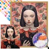 uk.everydayedeals (Limited Stock)Diamond Painting - Round AB Drills - Butterfly Girl(45*55cm)
