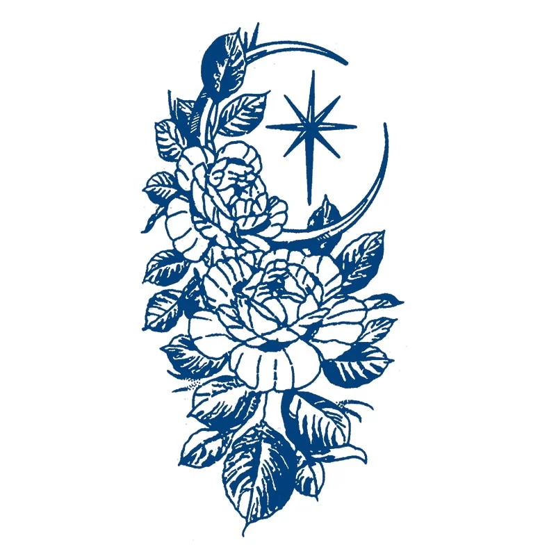 GH101-150 herbal juice tattoo stickers semi-permanent lasting men and women tattoo waterproof sweat plant juice tattoo stickers