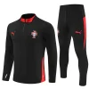 Portugal  25-26 1/4 Zip Tracksuit Black Chandal