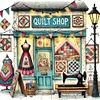 Sewing Shop-14CT Stamped/Counted Cross Stitch 40*40cm/15.75*15.75in tapestrymarket