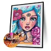 Diamond Painting -DIY Round Drill Girl(40x50cm)