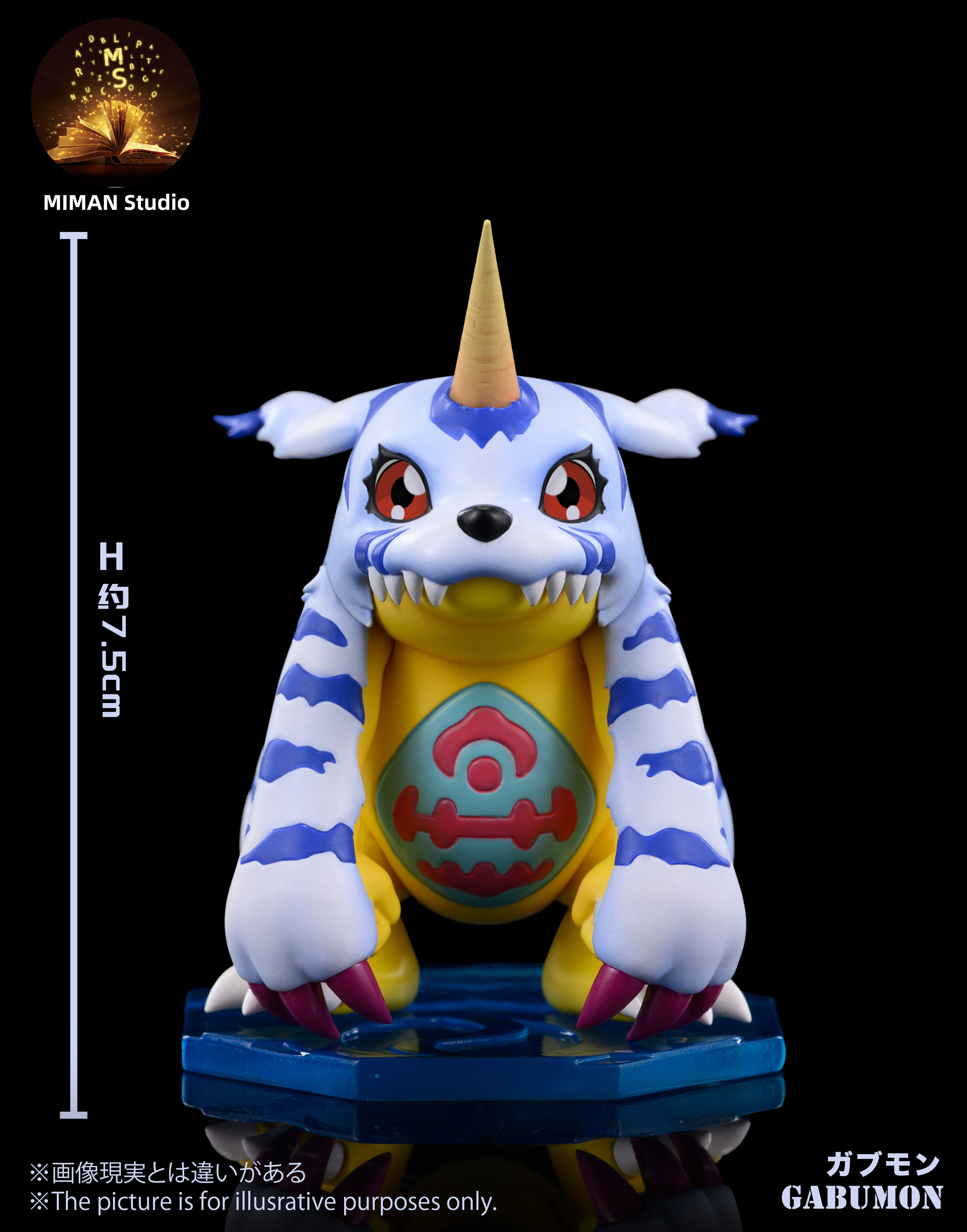 MIMAN Studio - Digimon - Megahouse Scale Matt Ishida & Gabumon  Resin Statue(GK)-