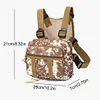 Outdoor Sports Chest Bag Trendy Functional Travel Backpack Oxford Cloth Vest Bag