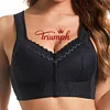 Oddychający damski biustonosz Triumph Plus Size zapinany z przodu [Kup 1, otrzymasz 2 gratis]