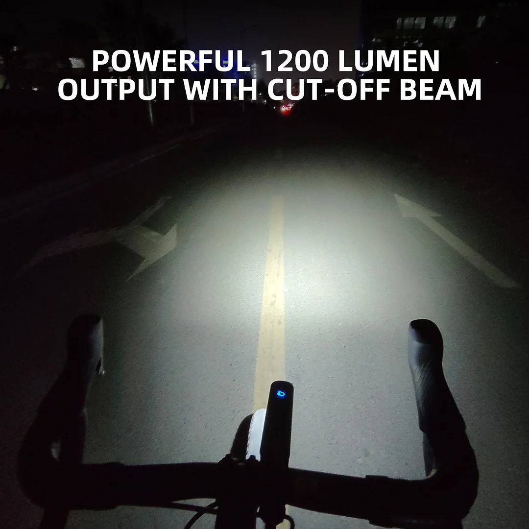 KIWI-1200 Anti-Glare Bike Front Light