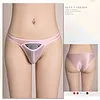 Men's semi-sheer opening briefs