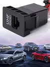 Blank RJ45 Microphone Mic Socket Adapter Car UHF Blank Socket Blank Radio Socket