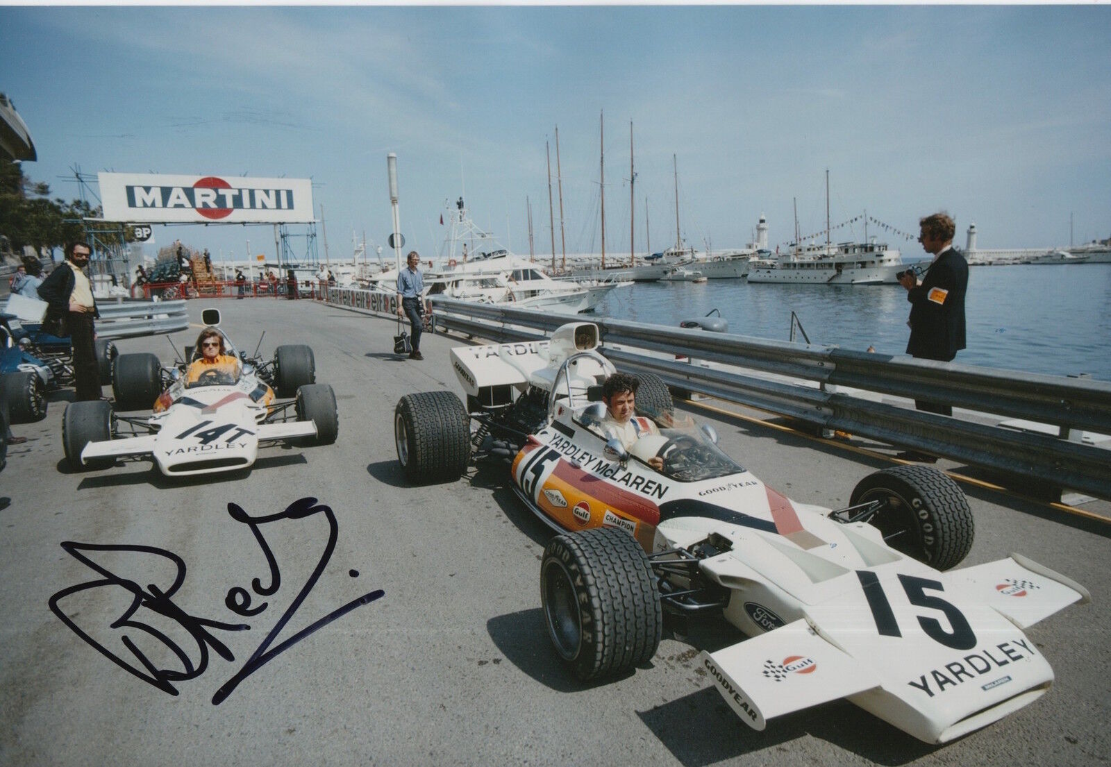 Brian Redman Hand Signed 12x8 Photo Poster painting Yardley Team McLaren F1.