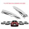 1 Pair Front Bumper Upper Grill Moulding Trim for FIAT 500 312 LOUNGE 2016-2020