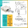 Precision micro-adjustment XY axis displacement platform, stainless steel LBX/LBY-40/50/60/70/80/100 manual slide