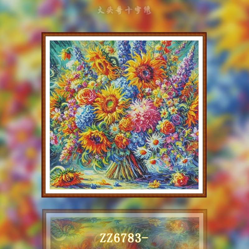 【ZZ6783- Sunshine Bouquet】 Painting Fairy Cross Stitch