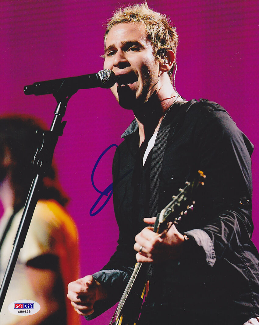 Jason Wade SIGNED 8x10 Photo Poster painting Lead Vocalist Lifehouse PSA/DNA AUTOGRAPHED