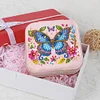 (US Only)Butterfly DIY Diamond Painting Jewelry Special Shaped Diamond Portable Organizer