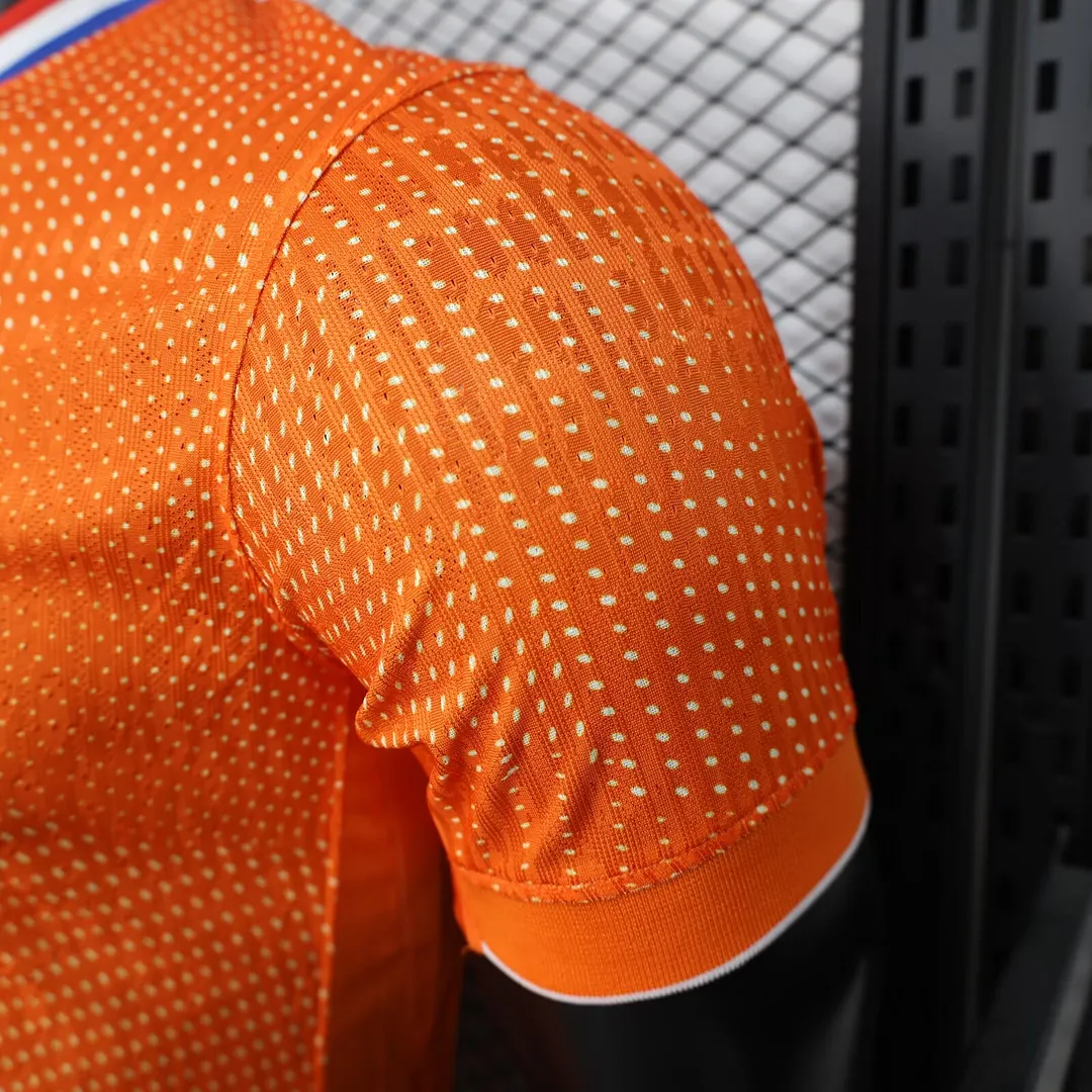 2025 Netherlands Home Player Version Men's Football T-Shirt