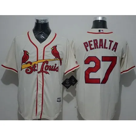 Cardinals #27 Jhonny Penalta Cream New Cool Base Stitched MLB Jersey