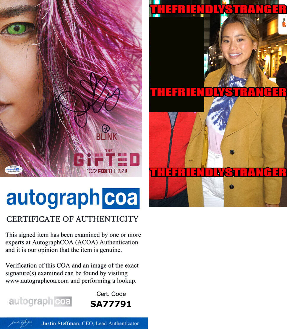 JAMIE CHUNG signed Autographed THE GIFTED