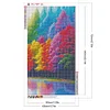 Diamond Painting-DIY Full Round Drill Rainbow Forest(70*40 CM)