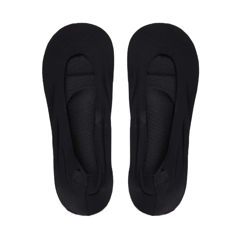 1/2Pairs Ladies 3D Boat Socks Breathable Cushion Bow Foot Massage Health Care Invisible Socks Silicone Anti-off Silk Boat Socks