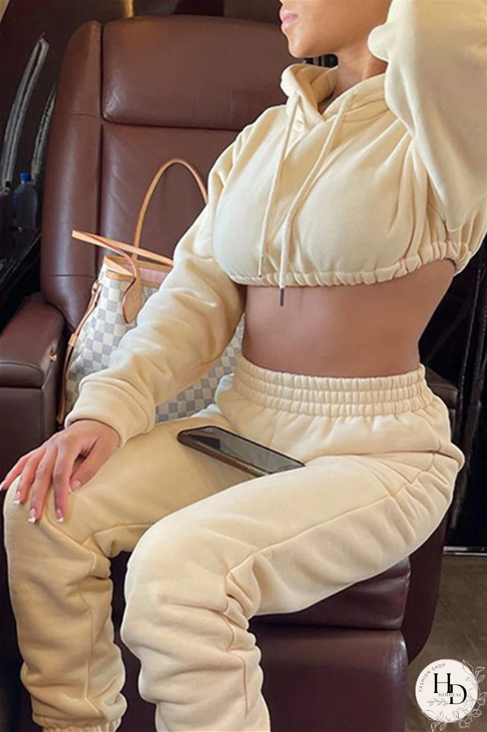 Black Fashion Casual Solid Basic Hooded Collar Long Sleeve Two Pieces