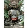 Statue De Bouddha - Rond Diamant Peinture 30*40CM