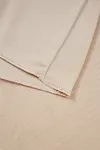 Women's Elegant Apricot Tulle Mesh Overlay Flared Midi Skirt
