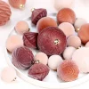 35PCS Christmas Tree Velvet Hanging Decor Balls