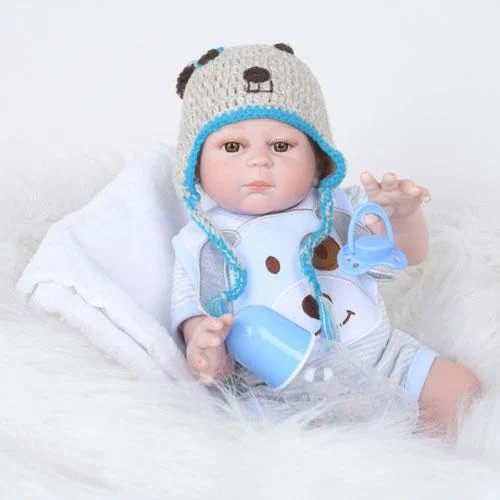 22" Little Edsion Full Silicone Reborn Baby Doll - Reborn Shoppe