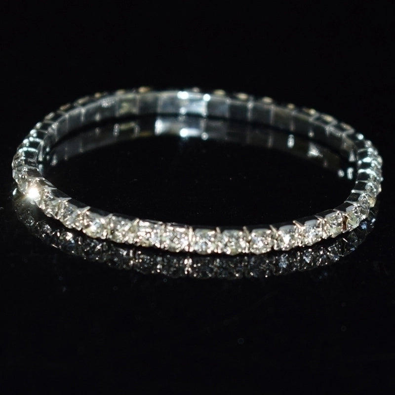 Luxurious Circle Alloy Plating Rhinestones Bracelets