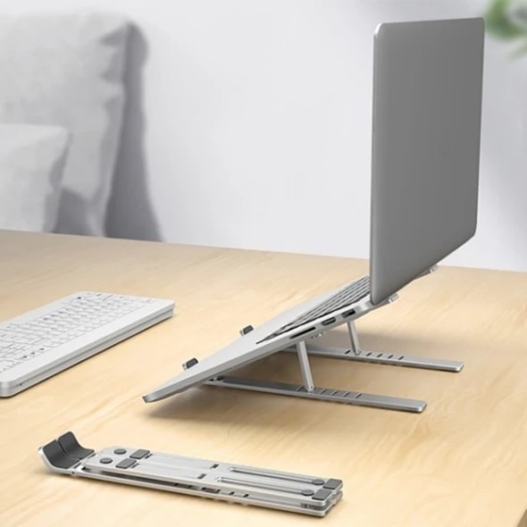 adjustable foldable non slip laptop stand 1