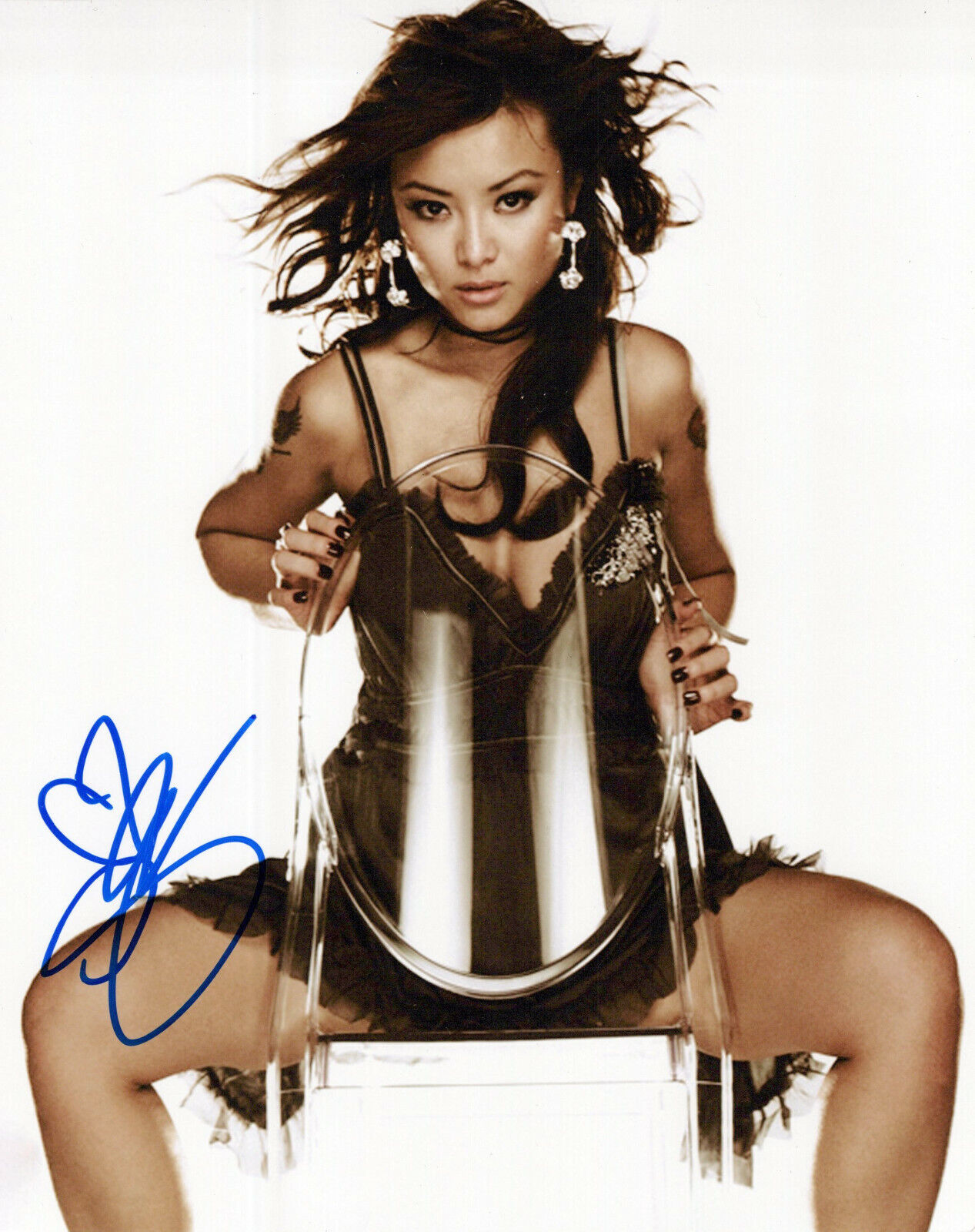 Tila Tequila glamour shot autographed Photo Poster painting signed 8x10 #5