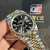 Rolex DateJust 41mm Two Tone Yellow Gold on Jubilee with Black Dial Super clone