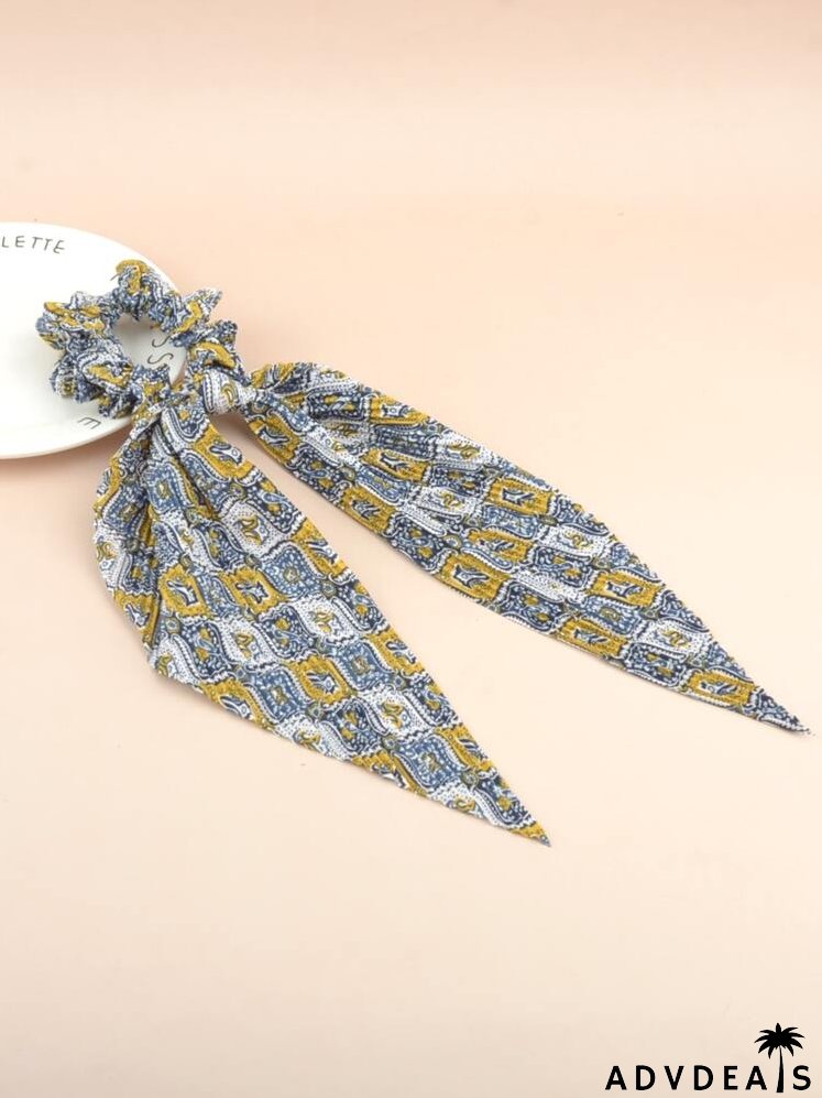 Allover Graphic Hair Tie