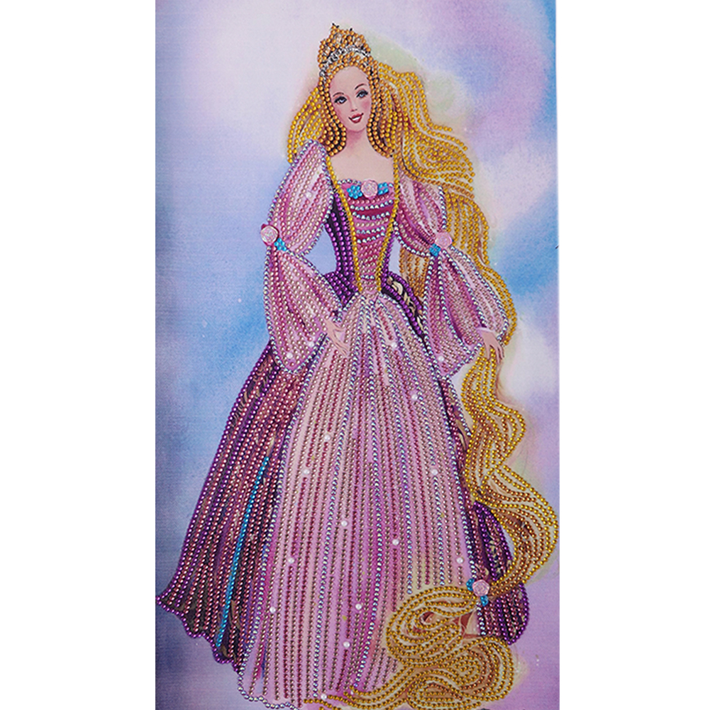

30*50CM - Special Shaped Diamond Painting - Princess, 501 Original