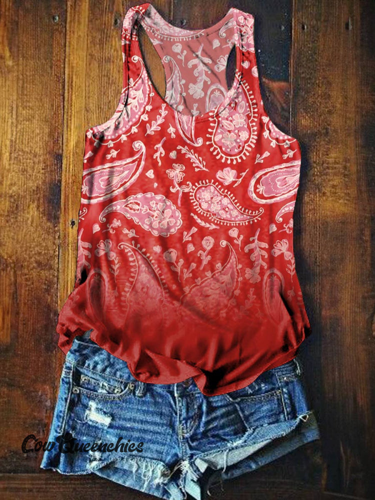 Women&rsquo;s Paisley Tank Top Multicolor / S