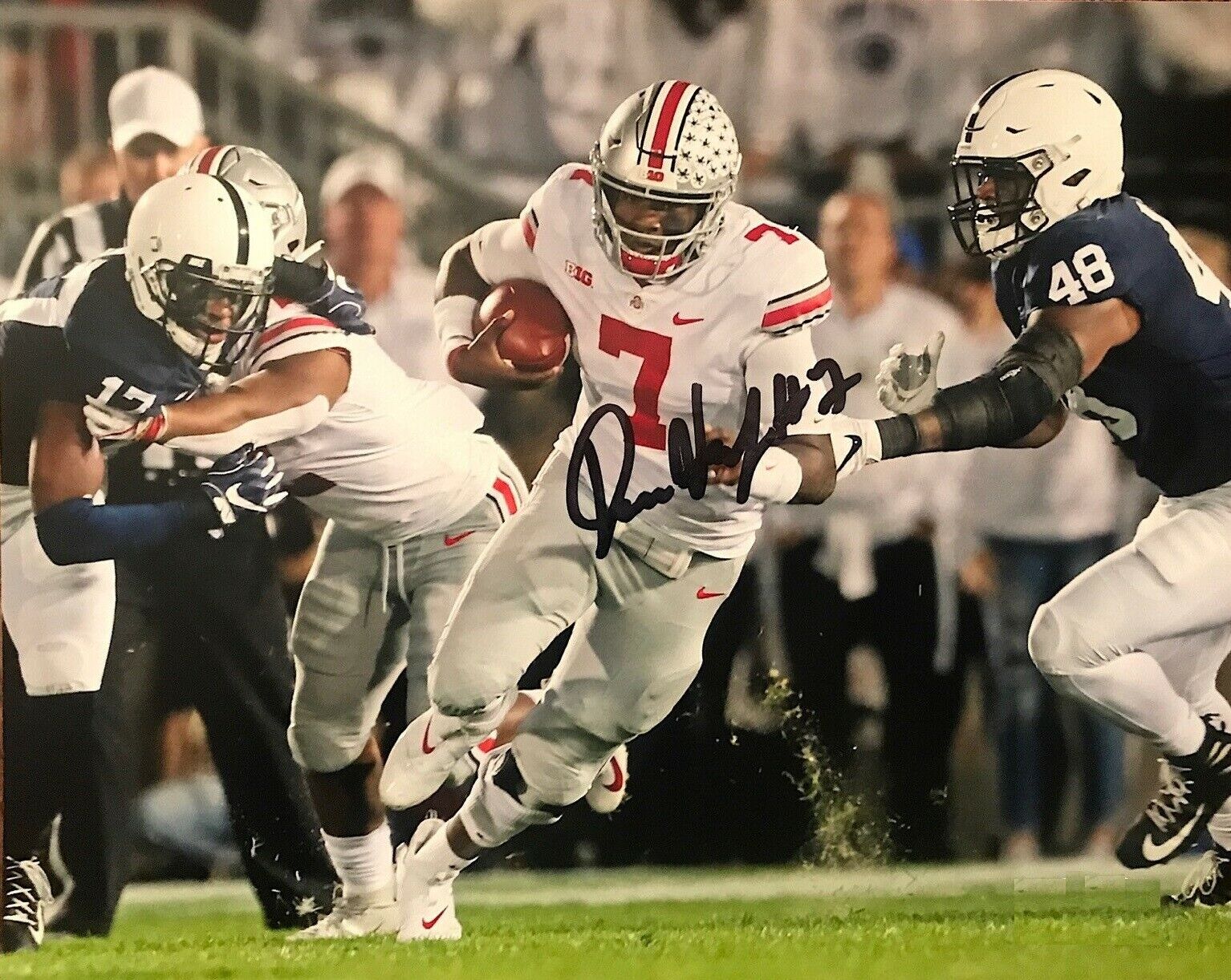 Dwayne Haskins Autographed Signed 8x10 Photo Poster painting ( Redskins ) REPRINT