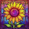 (Multi-Style) Flower Animal - 11CT Stamped Cross Stitch 50*50cm/19.69*19.69in(glass painting cross stitch)