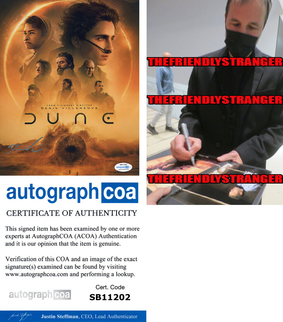 DENIS VILLENEUVE signed Autographed DUNE