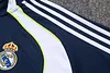 Joyfball 2025/2026 Real Madrid Half-Pull Training Suit Royal Blue Football Shirt 1:1 Thai Quality