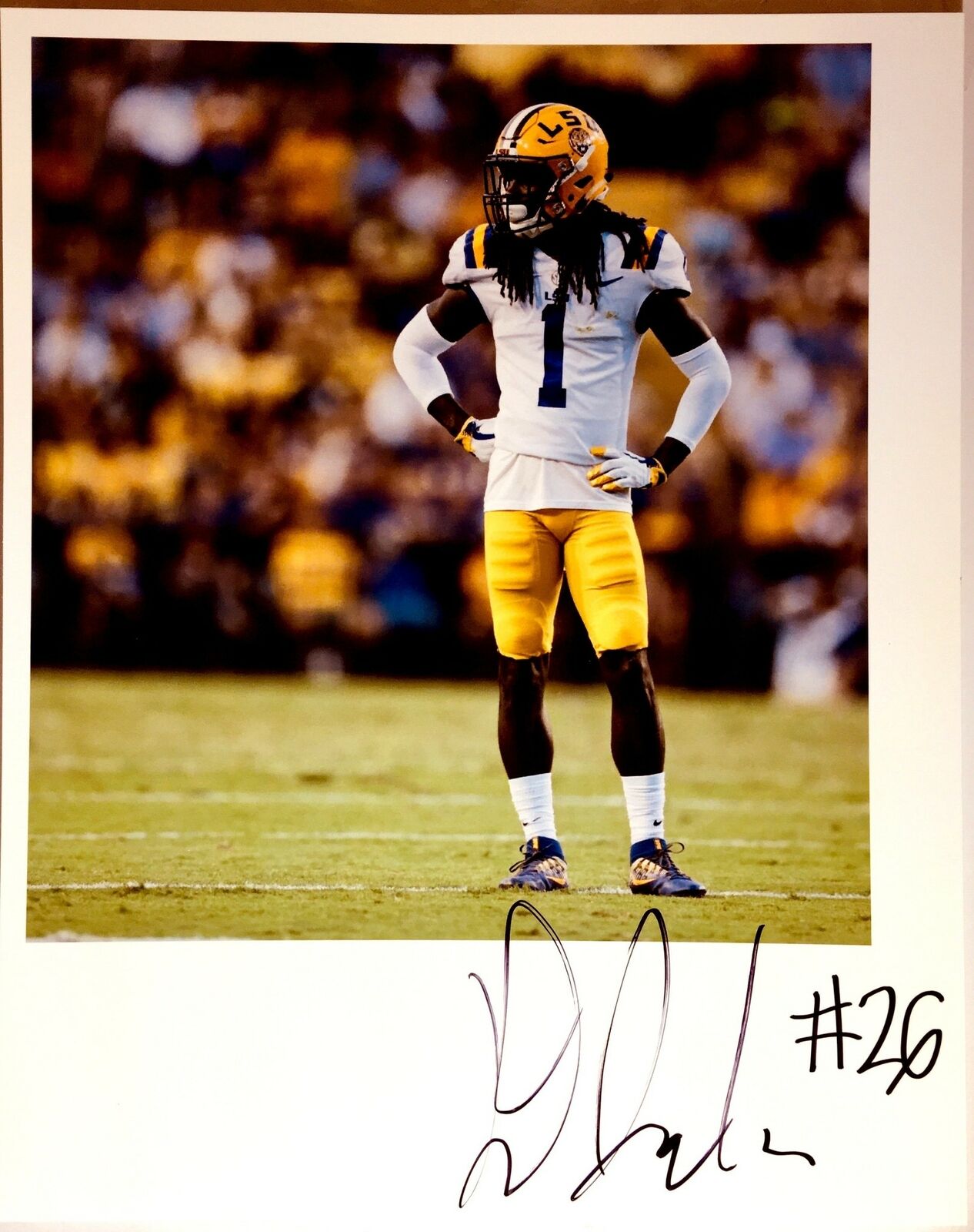 Donte Jackson Signed 8x10 Photo Poster painting LSU Tigers Autograph Auto