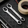 260mm Self-Tightening Adjustable Wrench 8mm To 22mm Multi-function Double-End Wrench 8mm Thick for Automotive Mechanical Industrial Maintenance