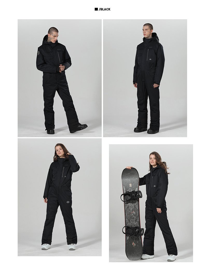High Experience Winter Snowsports Stylish One Piece Snowboard Suits