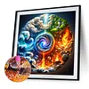 Diamond Painting -DIY Round Drill Swirl(40x40cm)
