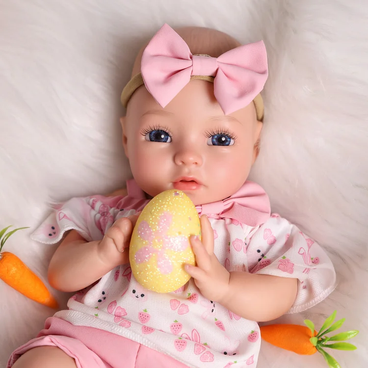 Babeside Terry 12'' Realistic Silicone Sleeping Baby Little Infant Girl Best Gift for Kids