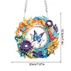 DIY Flowers Butterflies Diamond Painting Wreath （Single Sided)